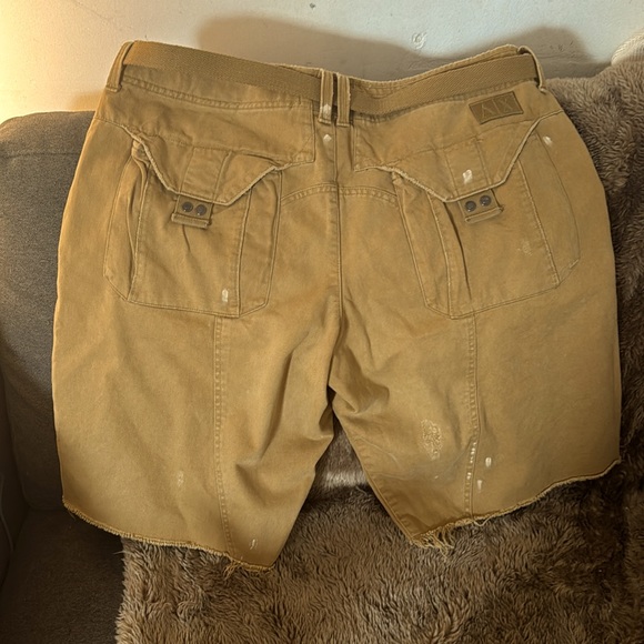 Vintage shorts distress Armani exchange cargo shorts - Picture 2 of 7